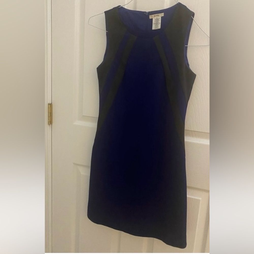ESLEY Sleeveless Shift dress sz Small Blue Gray